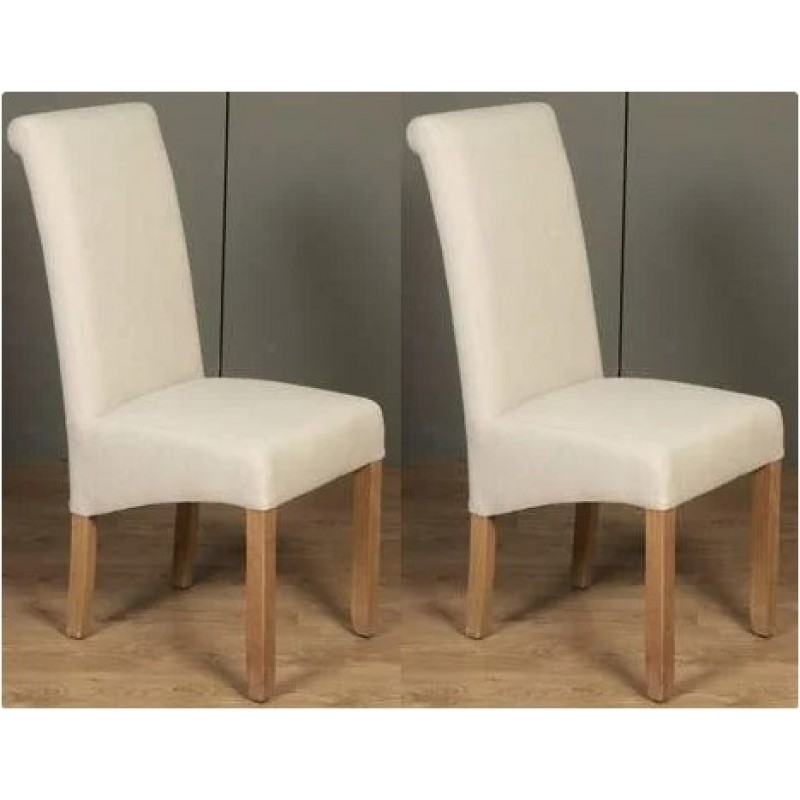 AM Sophie Oak Chair Beige KD